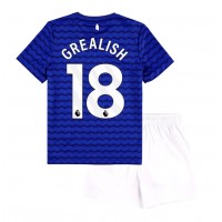 Everton Jack Grealish #18 Domáci Detský futbalový dres 2025-26 Krátky Rukáv (+ trenírky)